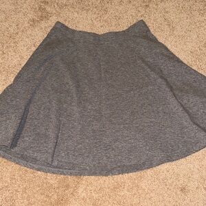 Grey mini skirt